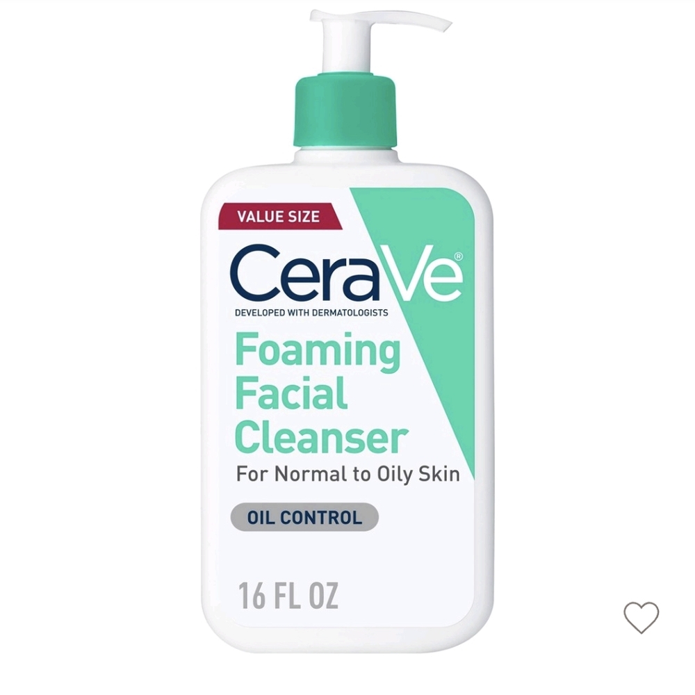 CeraVe foaming facial cleanser oil control